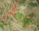 ☆チンゲン菜と豚こまのオイスター炒め☆作り方6写真