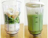 簡単おいしい☆小松菜バナナスムージー作り方3写真