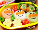 簡単♡春待ちキャラ弁 三色アンパンマン作り方5写真