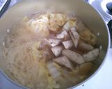 簡単　和食　挽き肉　白菜　ごぼうの　煮物作り方4写真