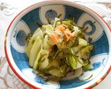 切り昆布とゆでキャベツのゴマぽんサラダ作り方4写真