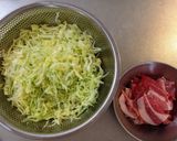 子供も大好き♬お豆腐お好み焼き**作り方1写真