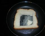 我が家の朝の定番目玉焼きトースト作り方2写真