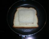 我が家の朝の定番目玉焼きトースト作り方5写真