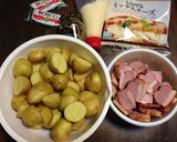ダッチじゃがいもとベーコンマスタード焼き作り方1写真