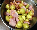 ダッチじゃがいもとベーコンマスタード焼き作り方2写真