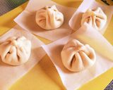 フライパン蒸し器DEもっちり肉まん作り方5写真