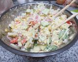 ごまだれ冷やし中華のポテトサラダのせ作り方1写真