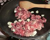 超かんたん☆牛のこま切れ肉のチャーハン作り方4写真