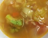 男の手料理♪トマトdeミネストローネ!!作り方8写真