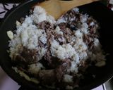 超かんたん☆牛のこま切れ肉のチャーハン作り方5写真