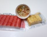 ごまだれとコールスローの冷やし中華作り方1写真
