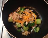 ちんげん菜と豚肉♪あんかけうどん(乾麺)作り方5写真