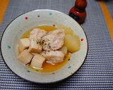 ふんわりいか団子　大根と高野豆腐の含め煮作り方8写真