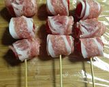 ミニトマトの豚巻き串焼き作り方4写真