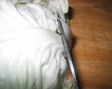 キャベツのかにかま巻き♪作り方1写真