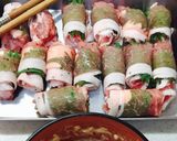 豚薄切り肉と青じそチーズのフライ作り方10写真