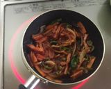 焼きスパ風ナポリタンスパゲッティ作り方4写真