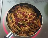 焼きスパ風ナポリタンスパゲッティ作り方6写真