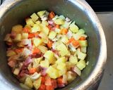 簡単！野菜ゴロゴロ基本のクラムチャウダー作り方4写真