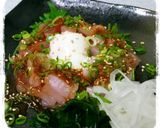 まぐろユッケの半熟卵のせ作り方6写真