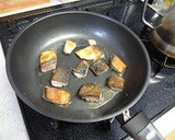 鯖と椎茸のオイスターソース炒めあん作り方4写真