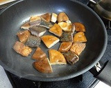 鯖と椎茸のオイスターソース炒めあん作り方5写真