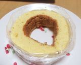 ひなまつりにも♡抹茶ロールケーキ風作り方3写真