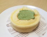 ひなまつりにも♡抹茶ロールケーキ風作り方14写真