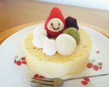 ひなまつりにも♡抹茶ロールケーキ風作り方17写真
