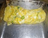 九条ネギ入りだし巻き卵作り方3写真