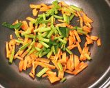 あさりと野菜の豆腐炒り作り方1写真