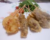 串カツ　牛肉と明太じゃが芋作り方3写真