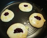 ちびふわパンケーキ☆★☆チーズ＆ジャム作り方3写真
