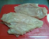 鶏胸肉deジューシーハム作り方1写真