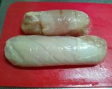 鶏胸肉deジューシーハム作り方4写真