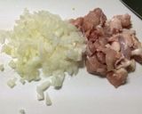 とろーり目玉焼きのせチキンライス作り方1写真