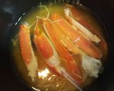 ズワイガニの炊き込みごはん作り方1写真