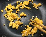 菜の花で春の洋風チャーハン♡作り方3写真