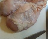 鶏むね牛蒡のごま味噌マヨネーズ炒め♪作り方1写真