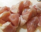 鶏むね牛蒡のごま味噌マヨネーズ炒め♪作り方2写真