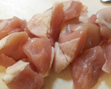 鶏むね牛蒡のごま味噌マヨネーズ炒め♪作り方2写真