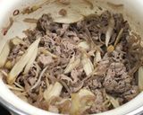 お弁当に牛ごぼう煮作り方4写真