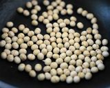 煎り大豆と桜えびの玄米ご飯作り方2写真