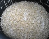 煎り大豆と桜えびの玄米ご飯作り方1写真