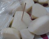 ごはんに合う~♪赤だしとすりごまの里芋煮作り方2写真