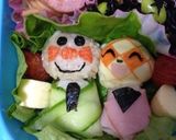 キティ♡ダニエル ひな祭り 弁当作り方2写真