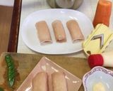 生ハムでロールライス〜(o˘◡˘o)♡作り方5写真