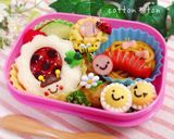 うずらフラワーちゃん♡キャラ弁に。作り方4写真