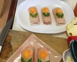生ハムでロールライス〜(o˘◡˘o)♡作り方9写真